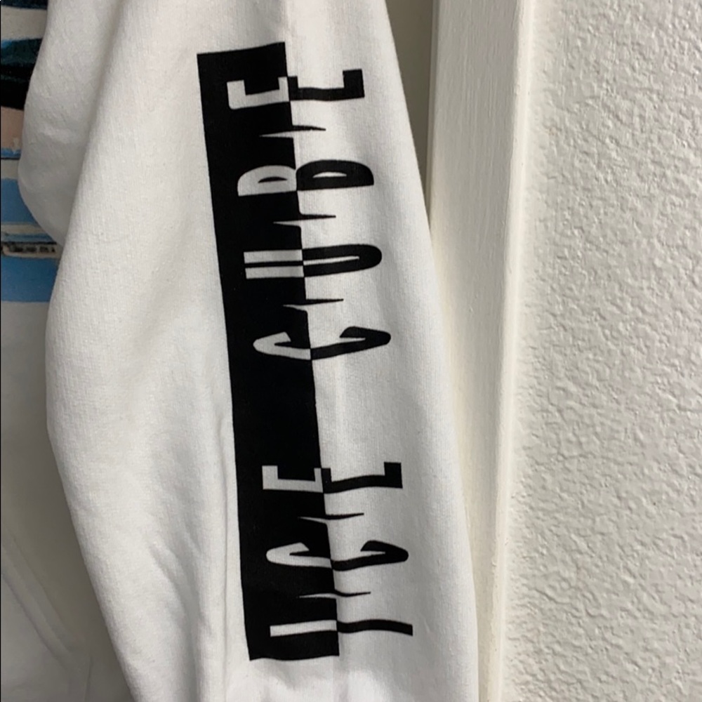 Ice Cube White Hoodie Sweater Medium - Picture 2 of 9